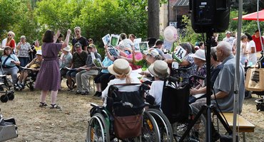 Impression vom Sommerfest in der Behindertenhilfe 2024 Stiftung kreuznacher diakonie