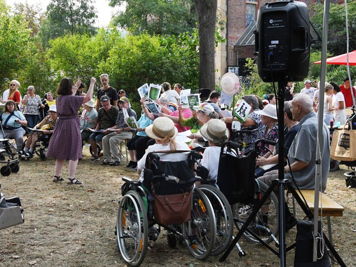 Impression vom Sommerfest in der Behindertenhilfe 2024 Stiftung kreuznacher diakonie